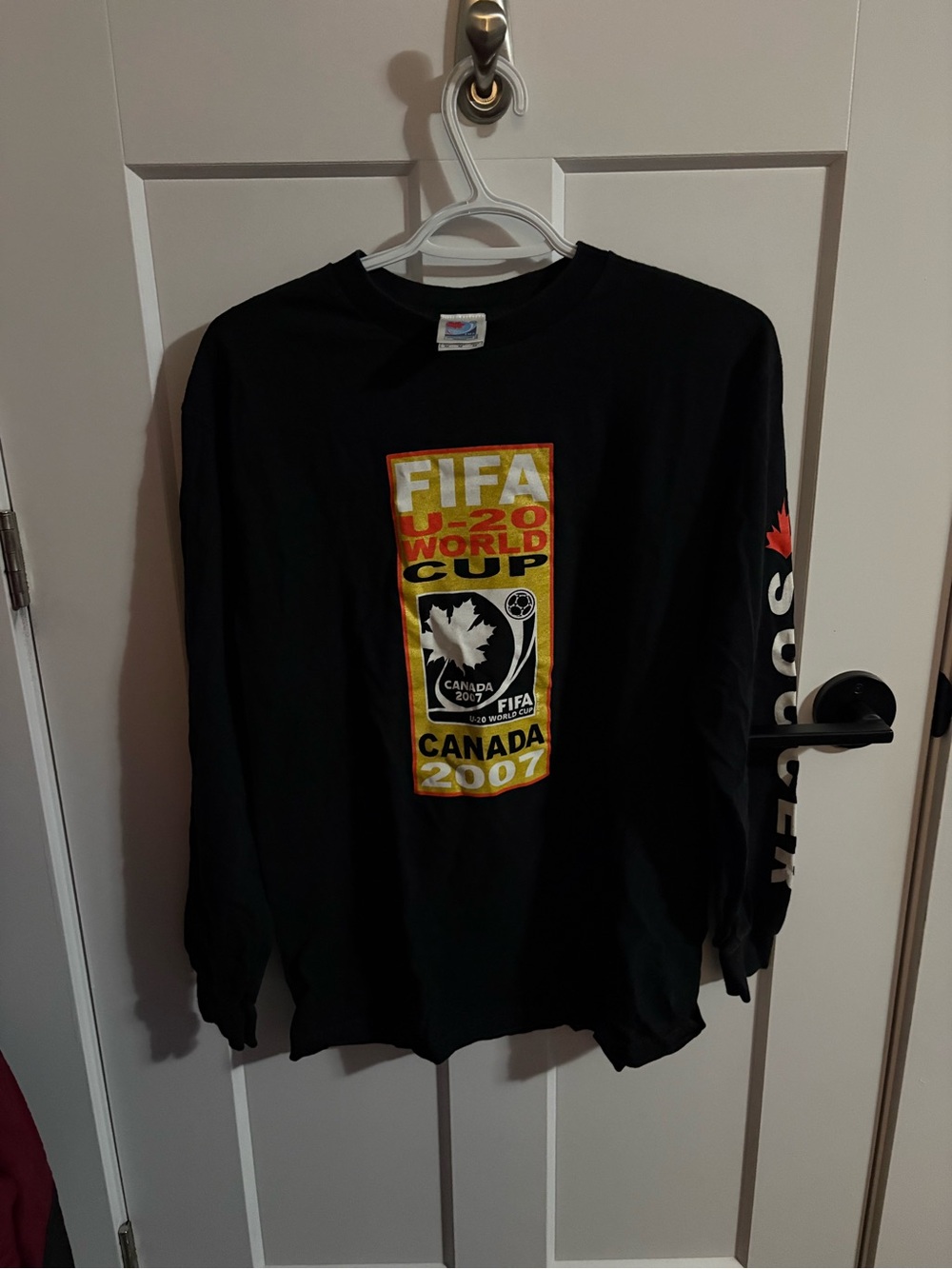 FIFA U-20 World Cup Canada 2007 Black Long Sleeve Tee